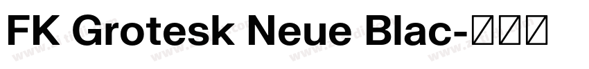 FK Grotesk Neue Blac字体转换 FK Grotesk Neue Blac字体转换